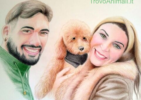 Ritratti di animali a pastelli